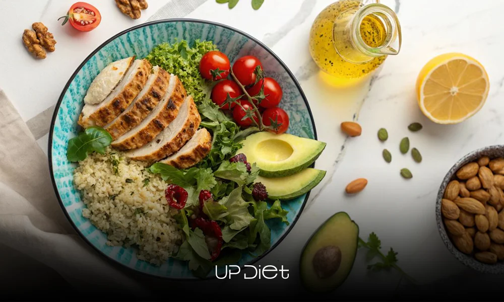 gut health diet for weight loss (sample meal) 